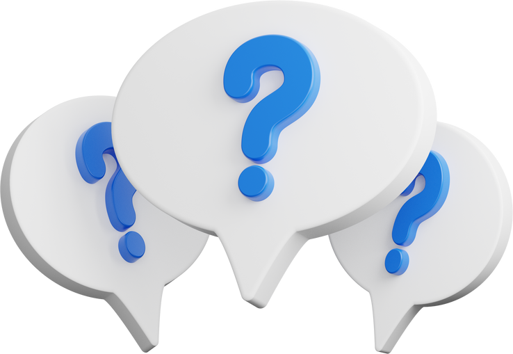 Question Chat 3D Icon